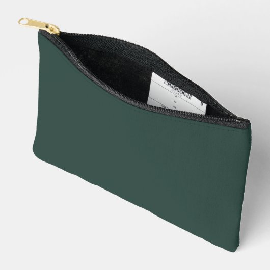 Hunter Green Solid Color Etui (Open)