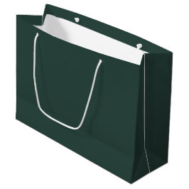 Hunter Green Solid Color Groot Cadeauzakje
