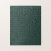 Hunter Green Solid Color Legpuzzel (Verticaal)