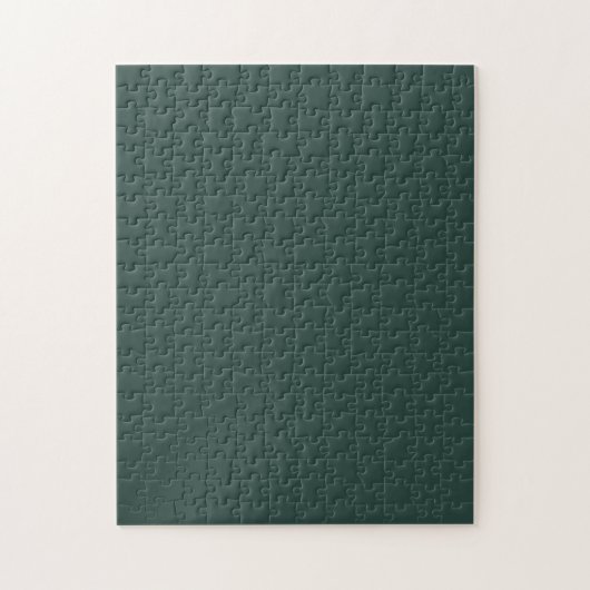 Hunter Green Solid Color Legpuzzel (Verticaal)