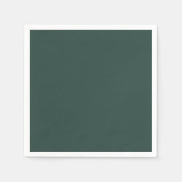 Hunter Green Solid Color Servet