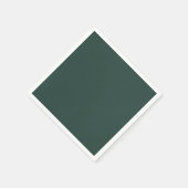 Hunter Green Solid Color Servet (Hoek)