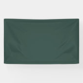 Hunter Green Solid Color Spandoek (Horizontaal)