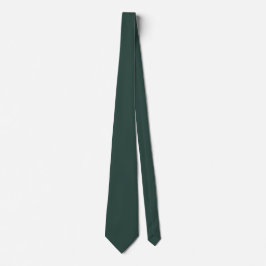 Hunter Green Solid Color Stropdas