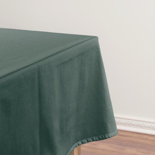 Hunter Green Solid Color Tafelkleed (Voorbeeld)