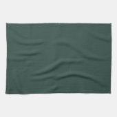 Hunter Green Solid Color Theedoek (Horizontaal)