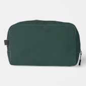 Hunter Green Solid Color Toilettasje (Voorkant)