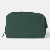 Hunter Green Solid Color Toilettasje (Achterkant)