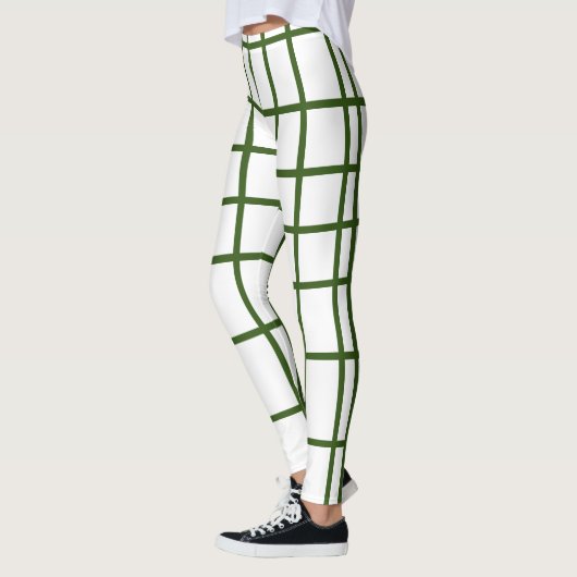 Hunter Green Stripe Leggings (Links)