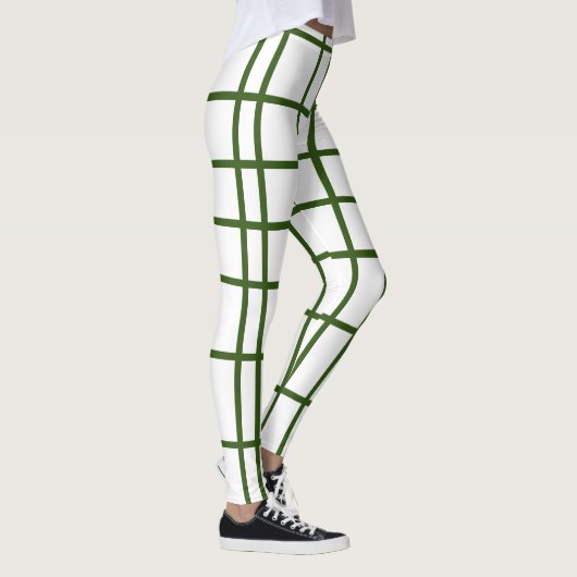 Hunter Green Stripe Leggings (Rechts)
