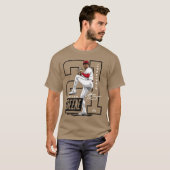 Hunter Greene Cincinnati MLB Baseball Players MLBH T-shirt (Voorkant volledig)