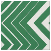Hunter groen en wit zigzagchevron stof (Close Up)