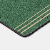 Hunter Groene Denim Print, Khaki accenten Bureaumat (Hoek)