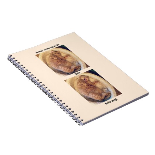 Hunter heeft jouw shaming niet nodig notitieboek (Rechterzijde)