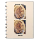 Hunter heeft jouw shaming niet nodig notitieboek (Voorkant)