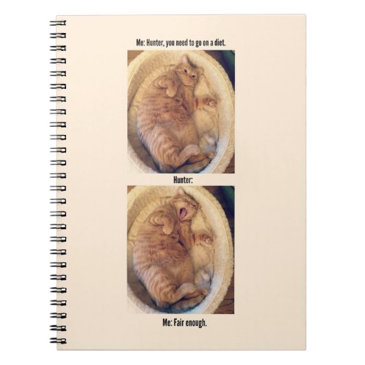 Hunter heeft jouw shaming niet nodig notitieboek (Voorkant)