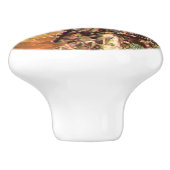 Hunter Herfst Camo Camouflage Painting Keramische Knop (Zijkant)