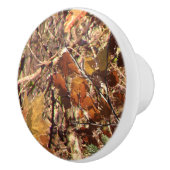 Hunter Herfst Camo Camouflage Painting Keramische Knop (Rechts)