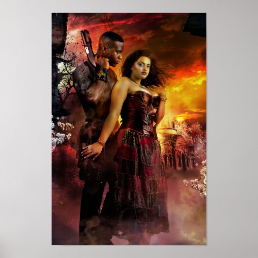 Hunter Hoesje Art Poster (Voorkant)