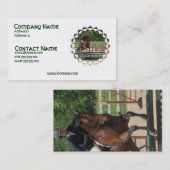 Hunter Horse Jumping Visitekaartje (Voorkant / Achterkant)