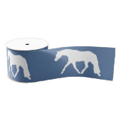 Hunter Horse Show Ribbon White Horses Grosgrain Lint (Spoel)