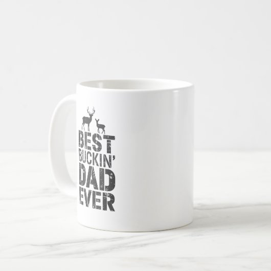 Hunter Humor Ontwerp Funny Hunting Dad Koffiemok (Voorkant links)
