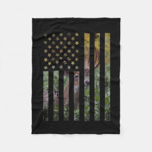 Hunter Hunting Hunt Herten Hunting Buck Elk Amerik Fleece Deken