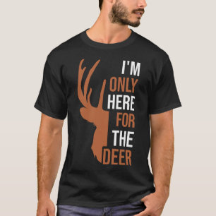 Hunter Hunting Hunt Herten Hunting Buck Elk Antler T-shirt