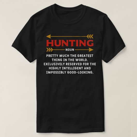 Hunter Huntsman, Hunter Definition T-shirt (Design voorkant)