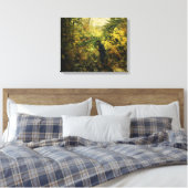 Hunter in the Forest (door H.A. Brendekilde) Canvas Afdruk (Insitu (Slaapkamer))
