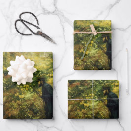 Hunter in the Forest (door H.A. Brendekilde) Inpakpapier Vel