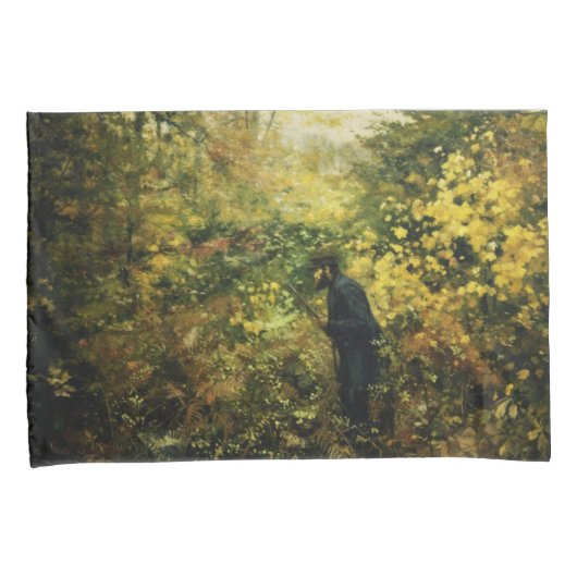 Hunter in the Forest (door H.A. Brendekilde) Kussensloop (Voorkant-Rechts)