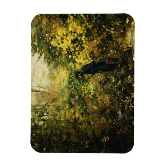 Hunter in the Forest (door H.A. Brendekilde) Magneet (Verticaal)