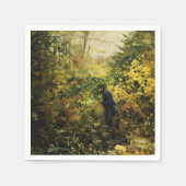 Hunter in the Forest (door H.A. Brendekilde) Servet (Voorkant)