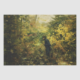 Hunter in the Forest (door H.A. Brendekilde) Tissuepapier