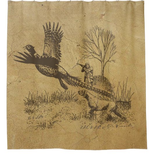 Hunter (jacht met SAP) Douchegordijn (Voorkant)