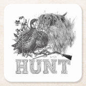 Hunter (jacht met SAP) Kartonnen Onderzetters (Voorkant)