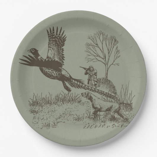 Hunter (jacht met SAP) Papieren Bordje (Voorkant)