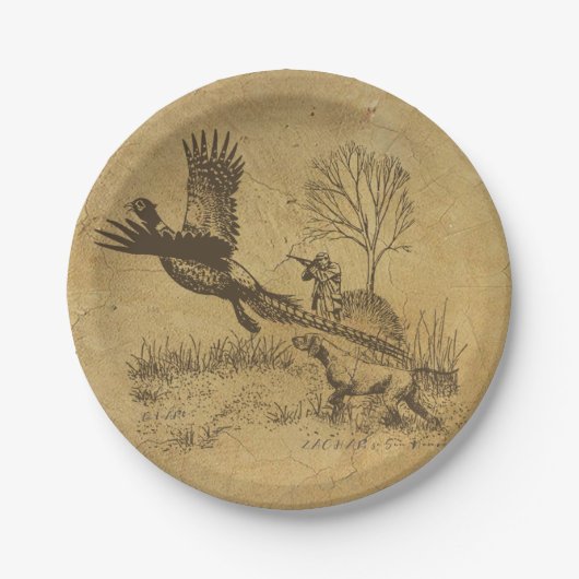 Hunter (jacht met SAP) Papieren Bordje (Voorkant)