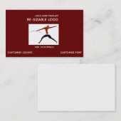 Hunter jager Logo Warrior Hunter Visitekaartje (Voorkant / Achterkant)