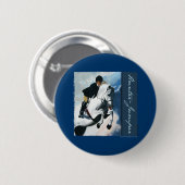 Hunter Jumper Acrylverf Ronde Button 5,7 Cm (Voorkant /achterkant)
