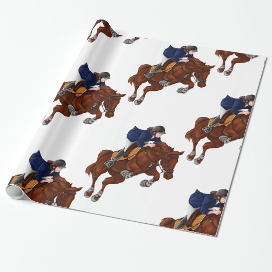 Hunter Jumper Cadeaupapier (Uitgerold)