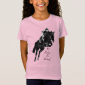 Hunter Jumper Equestrian Horse T-shirt (Voorkant)