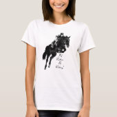 Hunter Jumper Equestrian Horse T-shirt (Voorkant)