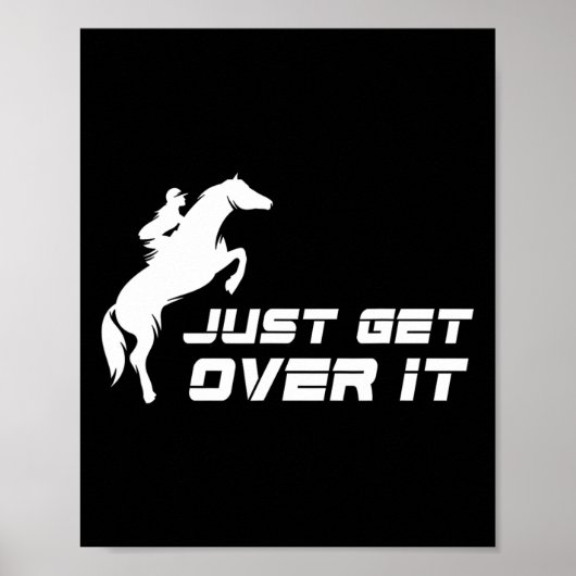 Hunter Jumper Girl Horseback Riding Poster (Voorkant)