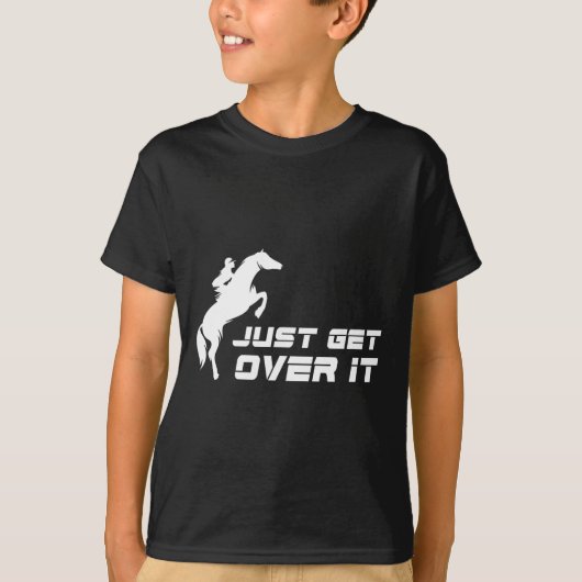 Hunter Jumper Girl Horseback Riding T-shirt (Voorkant)