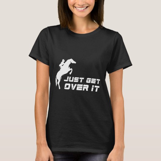 Hunter Jumper Girl Horseback Riding T-shirt (Voorkant)