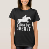 Hunter Jumper Girl Horseback T-shirt (Voorkant)