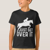 Hunter Jumper Girl Horseback T-shirt (Voorkant)