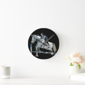 Hunter/Jumper Horse Black Wall klok (Huis)
